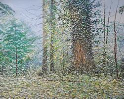 Sternwald 10, 2017, OIl auf  Leinwand, 120 x 150 cm 